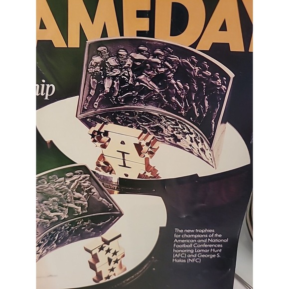 1986 CHICAGO BEARS vs LOS ANGELES Rams NFC Championship Program SOLDIER‎ FIELD - Picture 3 of 10